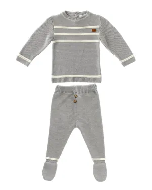 Andywawa Striped Knitted Chic Outfit