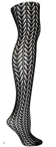 Black Milan Textured Tights