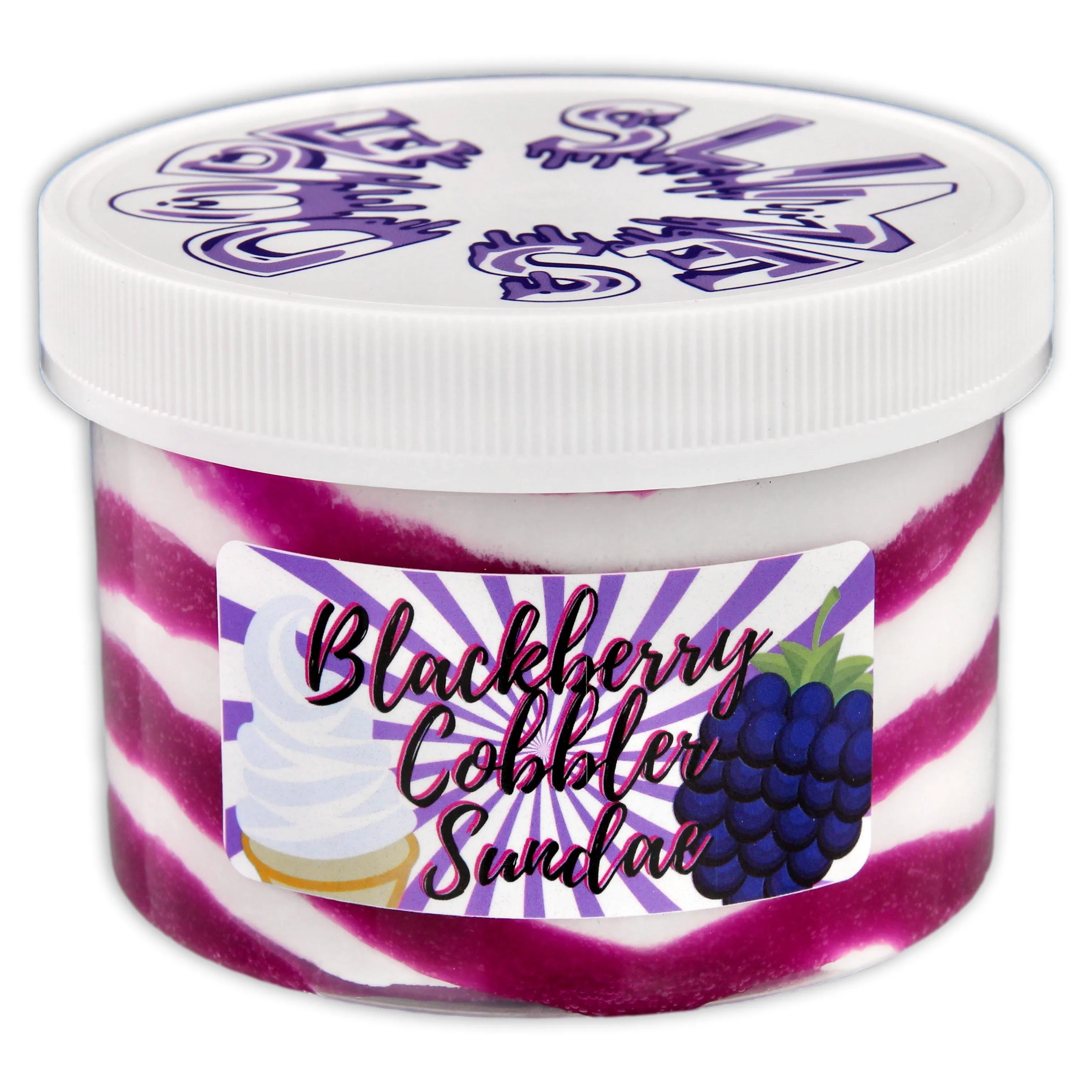 Blackberry Cobbler Sundae
