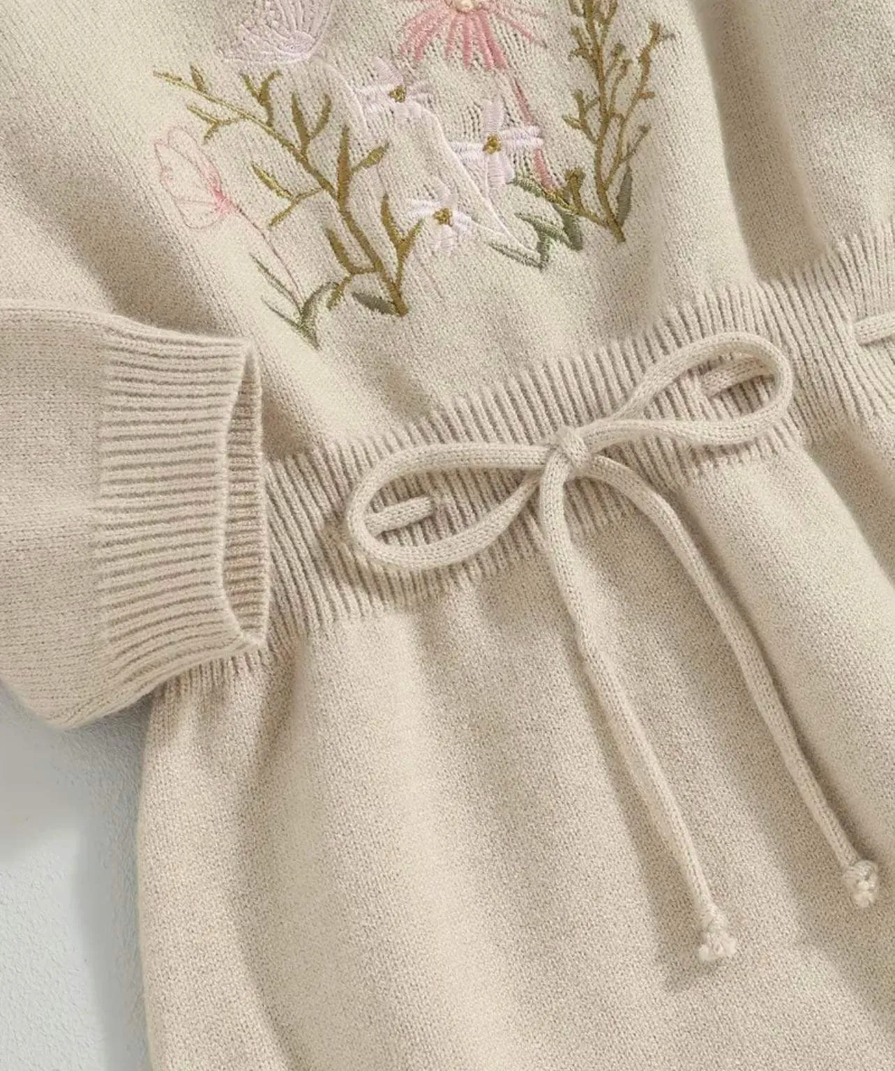 Blossom Knit Floral Romper