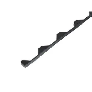 Cladco Profiled Foam Eaves Fillers to fit 34/1000 Supaseal (25mm) Black with 6mm Base