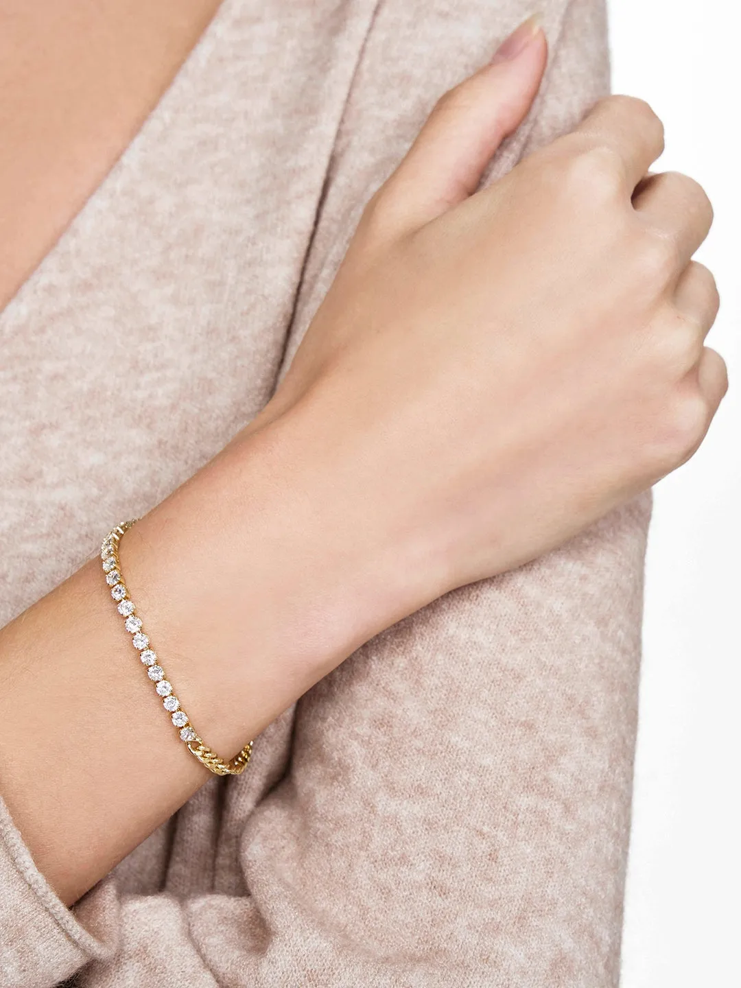 Delicate Herringbone Bracelet