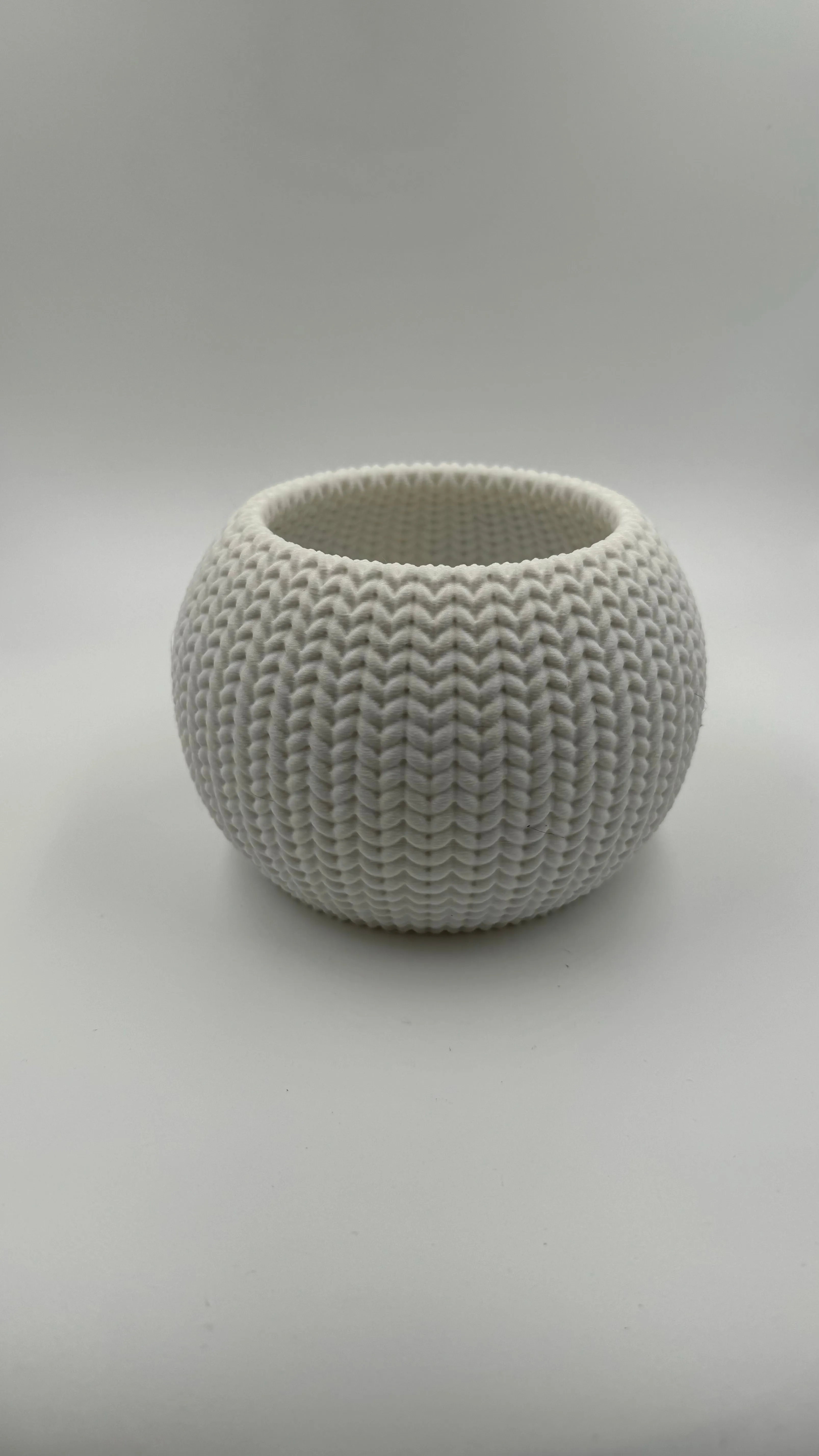 Jack Skellington Knitted Bowl