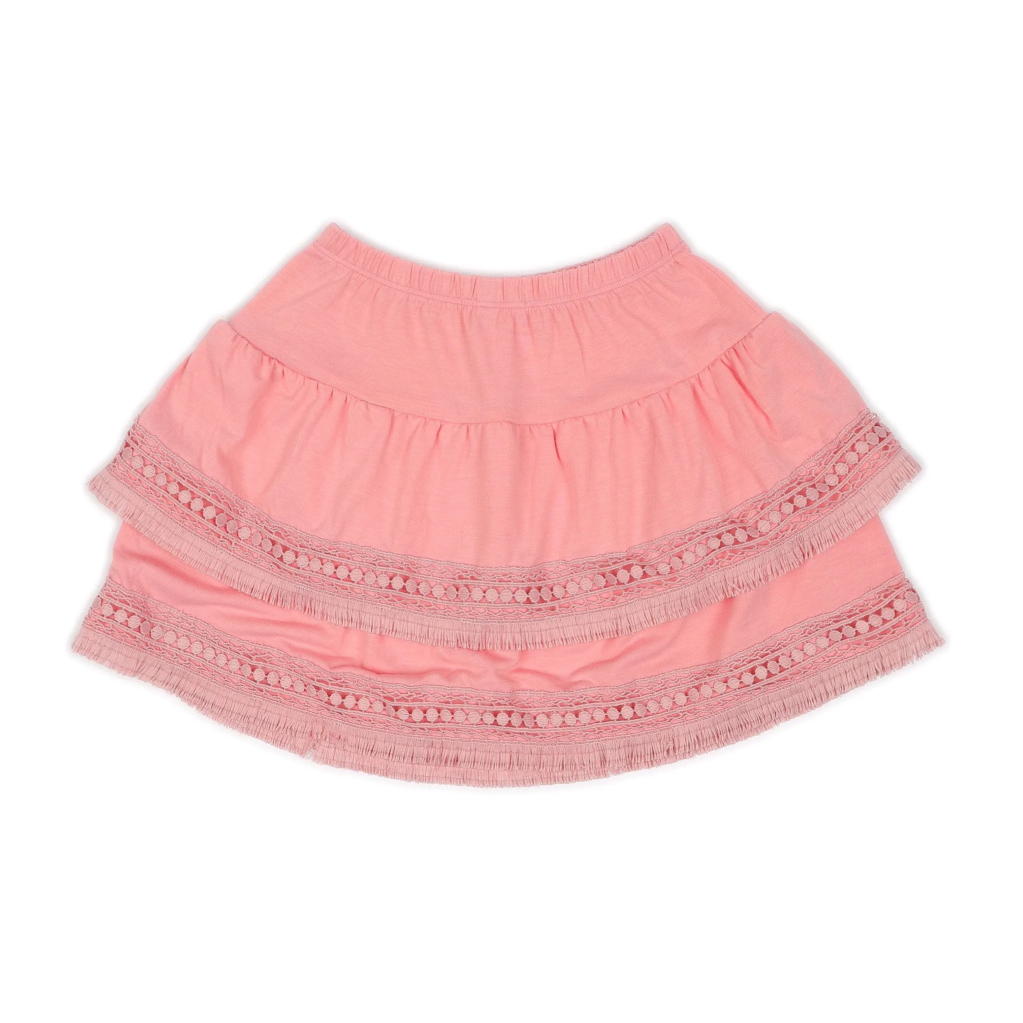 Kids Knit Tiered Skirt