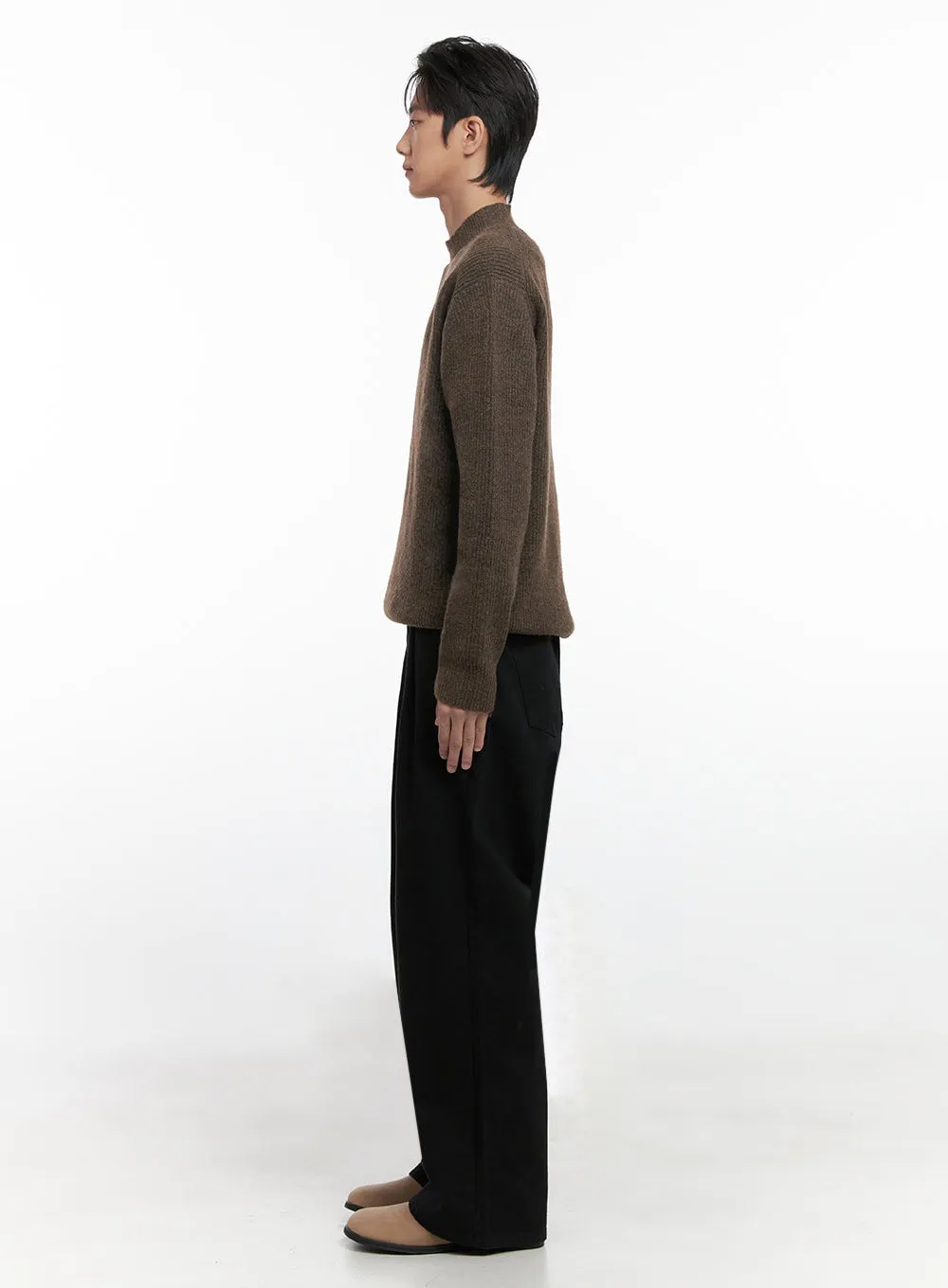 Men's Soft Knit Solid Sweater ID406