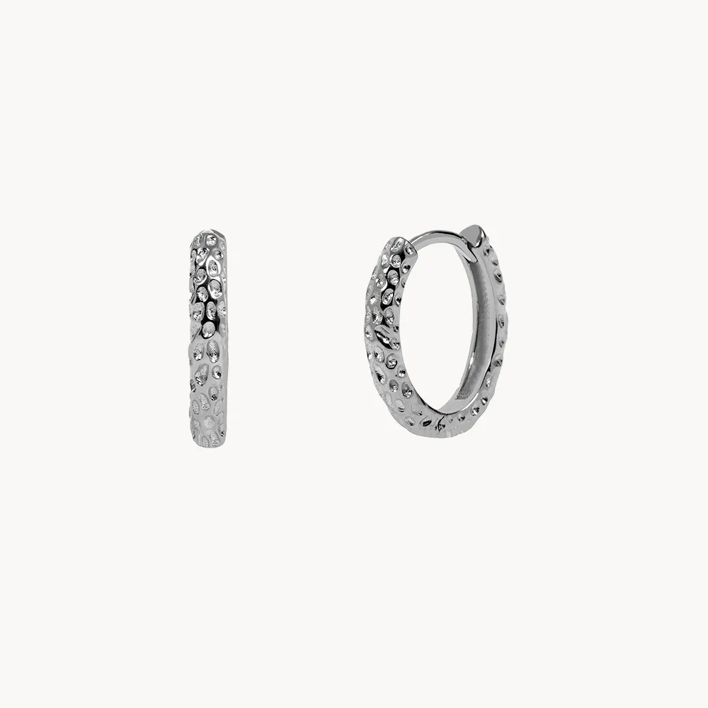 PENDIENTES TEXTURED HOOPS