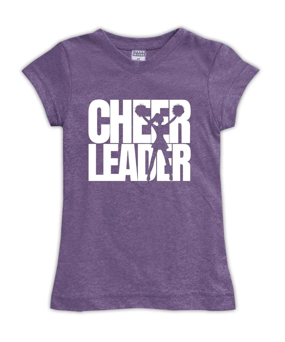 Purple Cheerleader Fitted Tee