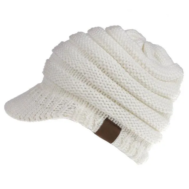 Soft Knit Ponytail Cap