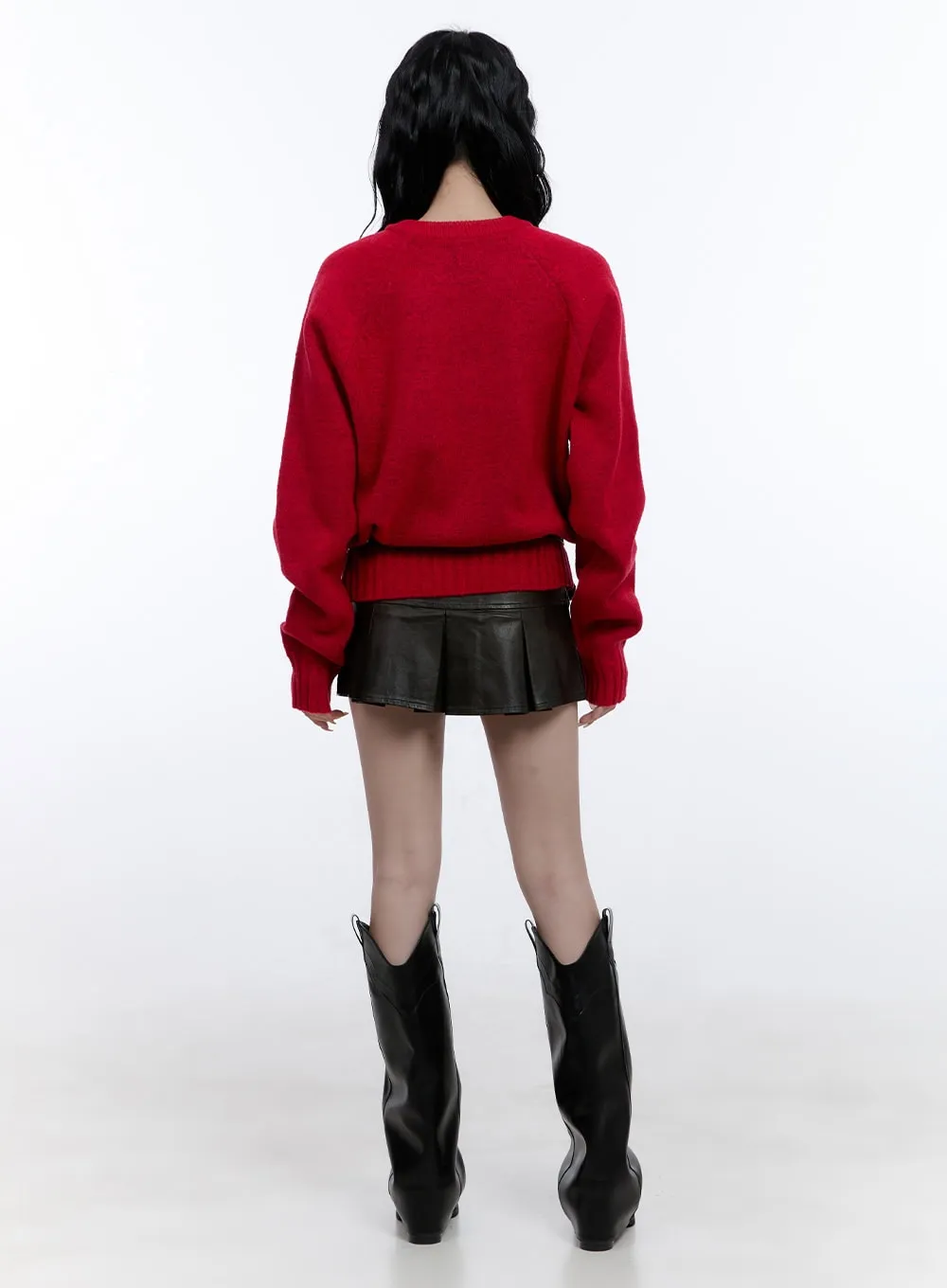 Soft Knit V-Neck Sweater CD420