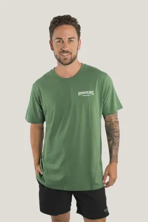 SQUADRON MENS LOOSE FIT TEE - CACTUS GREEN
