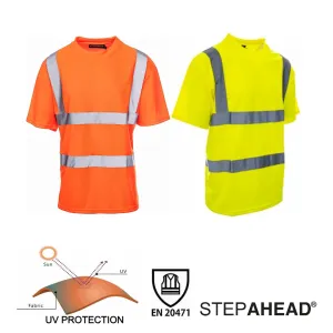 Step Ahead  Premium High Visibility T-Shirt