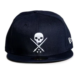 Sullen Badge Navy Stretched Fitted Cap