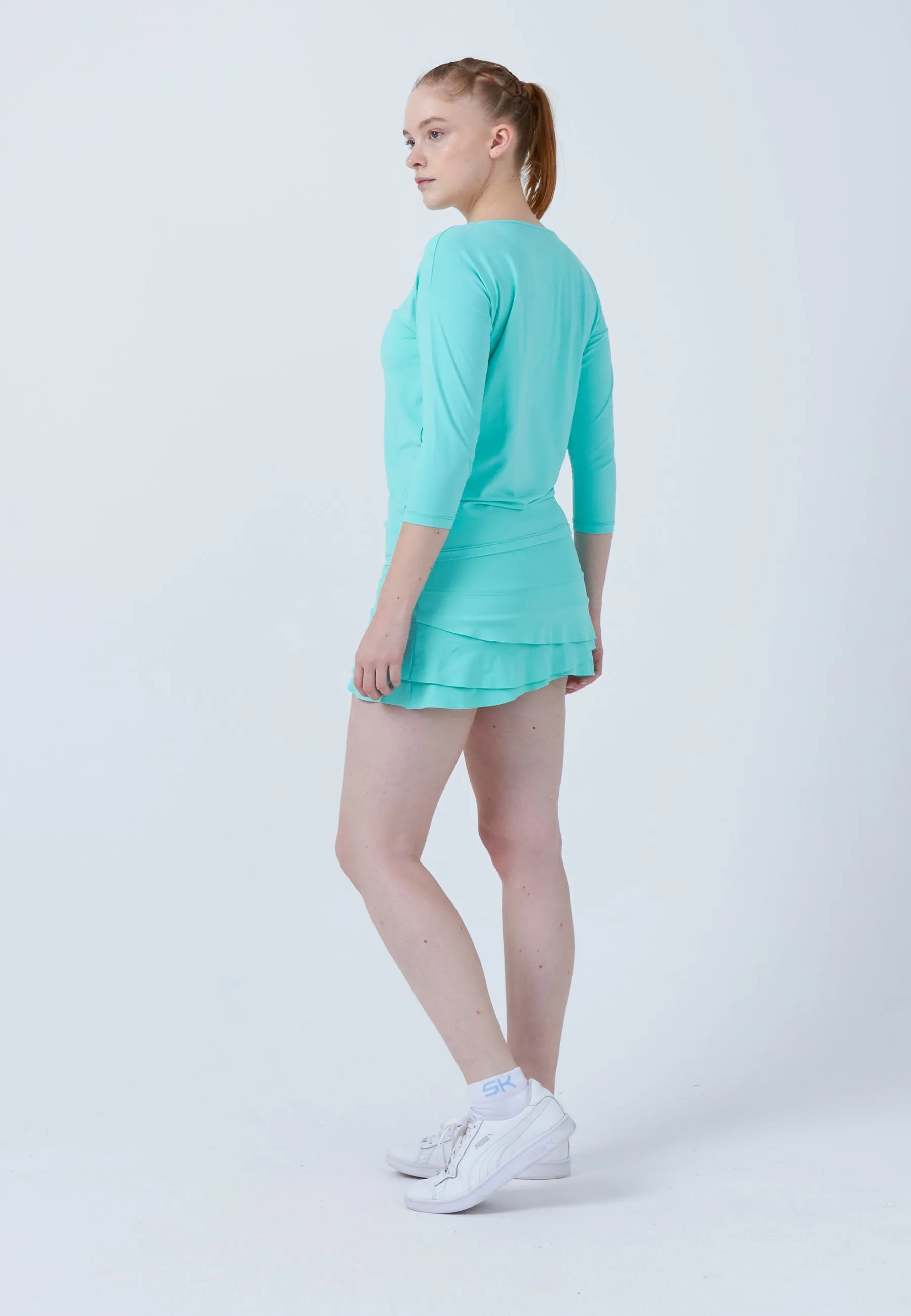 Tennis 3/4 Loose Fit Shirt, mint green